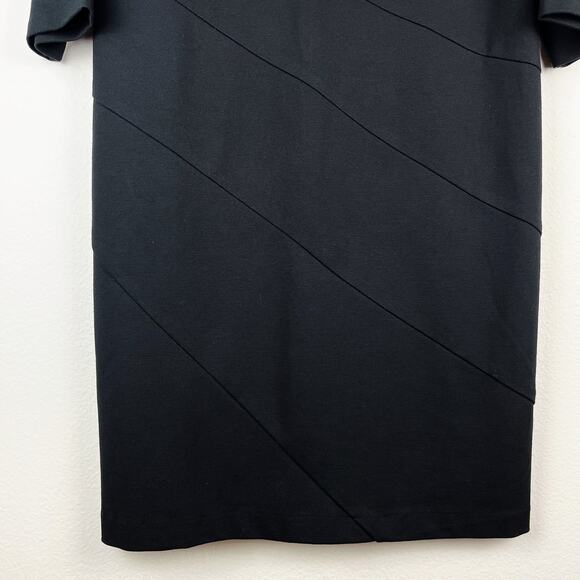 Chicos Angled Seam Wendi Dress Black Size Medium 8 - Picture 5 of 12